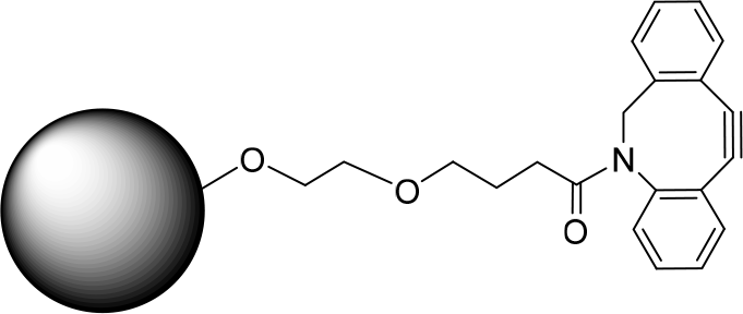 DBCO Magnetic Beads structure