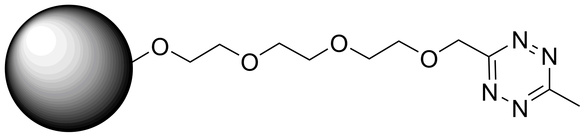 Tetrazine Agarose structure
